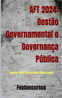 Cover Gestão Governamental e Governança Pública (AFT) (eBook, ePUB)