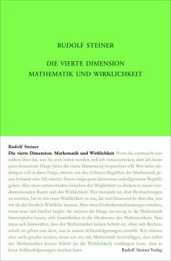 Cover Die vierte Dimension. Mathematik und Wirklichkeit.