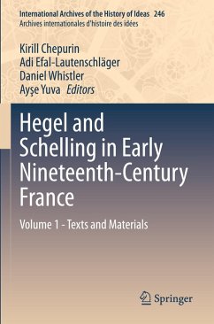 Cover Hegel and Schelling in Early Nineteenth-Century France