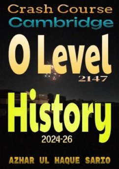 Cover Crash Course Cambridge O Level 2147 History 2024-26