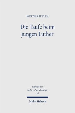 Cover Die Taufe beim jungen Luther (eBook, PDF)