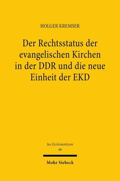 Cover Der Rechtsstatus der evangelischen Kirchen in der DDR und die neue Einheit der EKD (eBook, PDF)