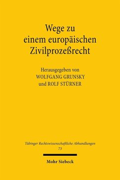 Cover Wege zu einem europäischen Zivilprozeßrecht (eBook, PDF)