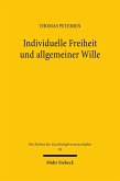 Individuelle Freiheit und allgemeiner Wille (eBook, PDF)