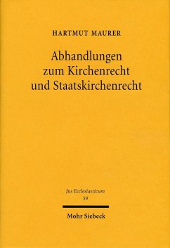 Cover Abhandlungen zum Kirchenrecht und Staatskirchenrecht (eBook, PDF)