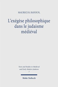 Cover L'exégèse philosophique dans le judaisme médiéval (eBook, PDF)