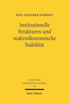 Institutionelle Strukturen und makroökonomische Stabilität (eBook, PDF) - Schmidt, Paul-Günther