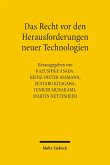 Das Recht vor den Herausforderungen neuer Technologien (eBook, PDF)
