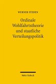 Ordinale Wohlfahrtstheorie und staatliche Verteilungspolitik (eBook, PDF)