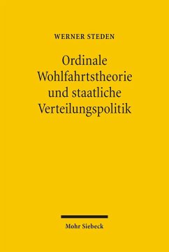 Cover Ordinale Wohlfahrtstheorie und staatliche Verteilungspolitik (eBook, PDF)