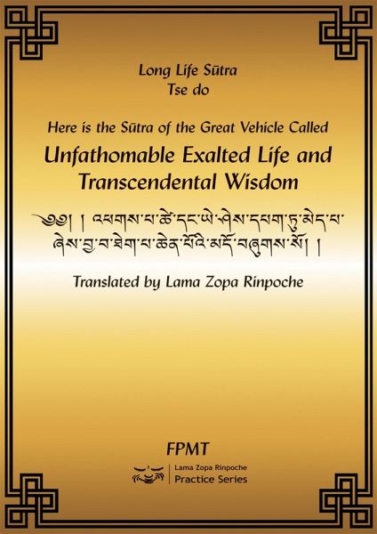Amitayus Long Life Sutra eBook (eBook, ePUB)