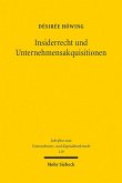 Insiderrecht und Unternehmensakquisitionen (eBook, PDF)