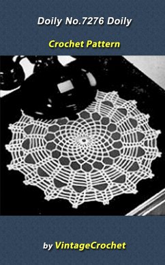 Cover Doily No.7276 Vintage Crochet Pattern eBook (eBook, ePUB)