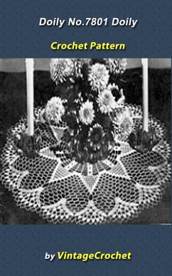 Cover Doily No.7801 Vintage Crochet Pattern (eBook, ePUB)