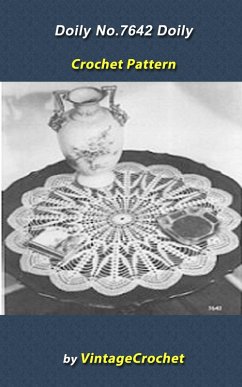 Cover Doily No.7642 Vintage Crochet Pattern eBook (eBook, ePUB)