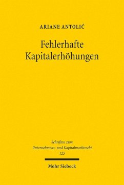 Fehlerhafte Kapitalerhöhungen (eBook, PDF) - Antoli?, Ariane