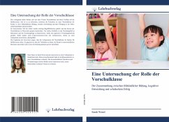 Cover Eine Untersuchung der Rolle der Vorschulklasse