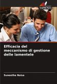 Efficacia del meccanismo di gestione delle lamentele