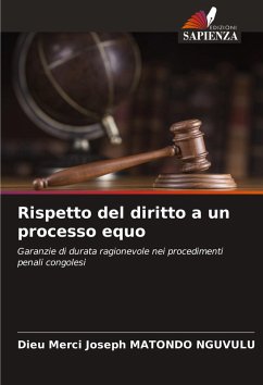 Rispetto del diritto a un processo equo - MATONDO NGUVULU, Dieu Merci Joseph