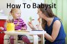 How To Babysit (Halen 32, #0) (eBook,... - Bild 1
