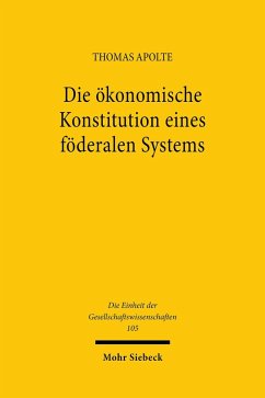 Cover Die ökonomische Konstitution eines föderalen Systems (eBook, PDF)