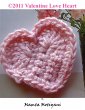 Valentine Love Heart   Crochet Applique... - Bild 1