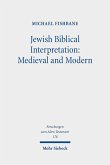 Jewish Biblical Interpretation: Medieval and Modern (eBook, PDF)