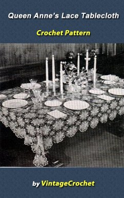 Cover Queen Anne's Lace Tablecloth Crochet Pattern (eBook, ePUB)