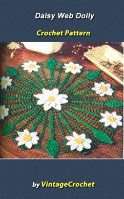 Cover Daisy Web Doily Vintage Crochet Pattern eBook (eBook, ePUB)