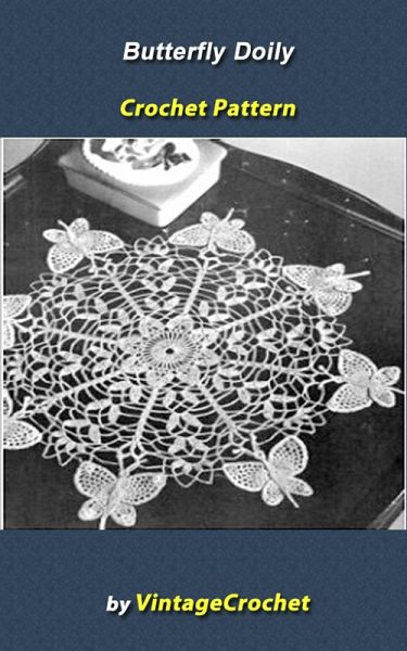 Butterfly Doily Vintage Crochet Pattern eBook (eBook, ePUB)