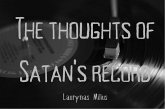 The Thoughts of Satan's Record (eBook, ePUB)