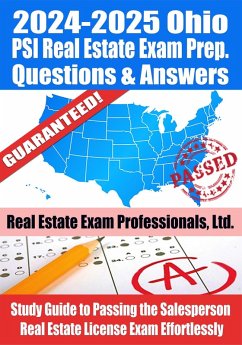 Cover 2024-2025 Ohio PSI Real Estate Exam Prep Questions & Answers: Study Guide to Passing the Salesperson Real Estate License Exam Effortlessly (eBook, ePUB)