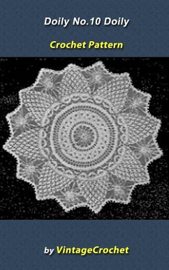 Cover Doily No.10 Vintage Crochet Pattern eBook (eBook, ePUB)