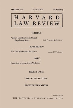 Harvard Law Review: Volume 125, Number 5 - March 2012 (eBook, ePUB) - Review, Harvard Law