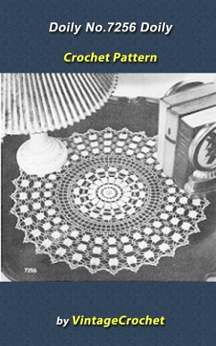 Cover Doily No.7256 Vintage Crochet Pattern (eBook, ePUB)