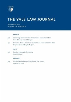 Yale Law Journal: Volume 121, Number 2 - November 2011 (eBook, ePUB) - Journal, Yale Law