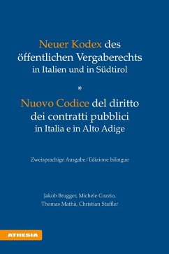 Cover Neuer Kodex des öffentlichen Vergaberechts in Italien und in Südtirol - Nuovo Codice del diritto dei contratti pubblici in Italia e in Alto Adige (eBook, PDF)