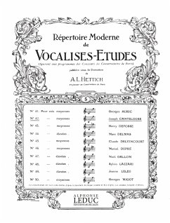 Cover Vocalise-Étude pour voix moyenne et piano partition