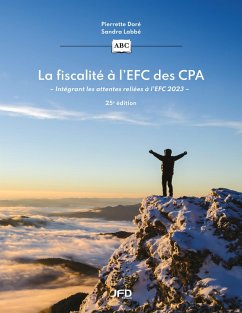 Cover La fiscalité à l'EFC des CPA - 25e édition (eBook, PDF)
