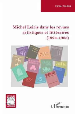 Cover Michel Leiris dans les revues artistiques et litteraires (1924-1988) (eBook, PDF)