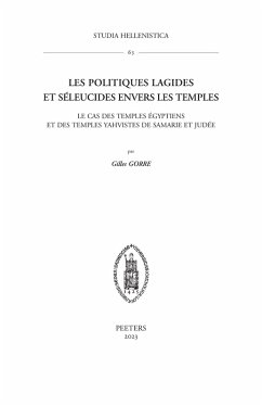 Cover Les politiques lagides et seleucides envers les temples (eBook, PDF)