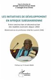 Les initiatives de développement en Afrique subsaharienne (eBook, PDF)