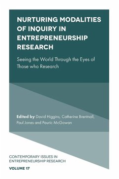 Nurturing Modalities of Inquiry in Entrepreneurship Research (eBook, PDF)