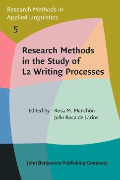 Cover Research Methods in the Study of L2 Writing Processes (eBook, ePUB)