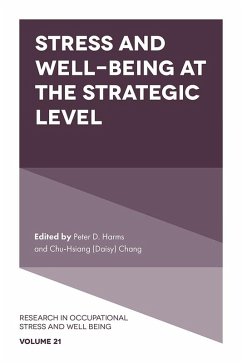 Cover Stress and Well-Being at the Strategic Level (eBook, ePUB)