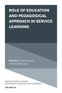 Cover Role of Education and Pedagogical Approach in Service Learning (eBook, PDF)