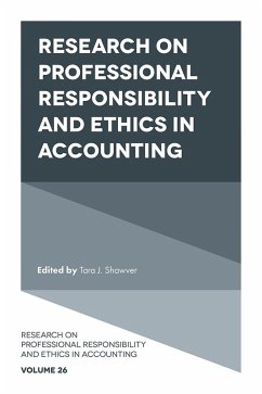 Cover Research on Professional Responsibility and Ethics in Accounting (eBook, ePUB)
