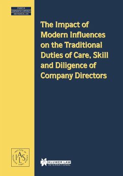 Cover Impact of Modern Influences on the Traditional Duties of Care, Skill and Diligence of Company Directors (eBook, PDF)