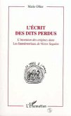 L'écrit des dits perdus (eBook, PDF)