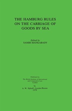 Hamburg Rules on the Carriage of Goods By Sea (eBook, PDF)